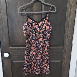 Floral Spaghetti Strap Dress